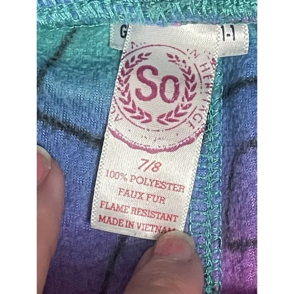 SO Perfectly Soft Hearts Print Pajama Pants 7/8 Girl's